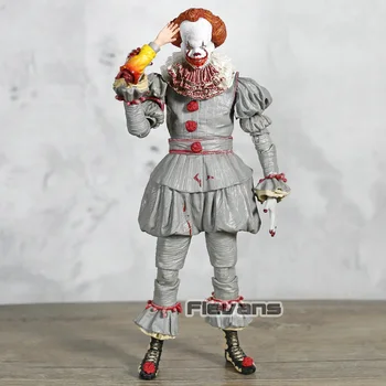 

NECA Stephen King's It Pennywise Joker 3D Version 7" BJD Action Figure Collectible Model Toy