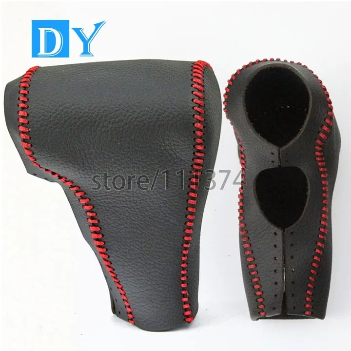 FITS MG ZR RED STITCH LEATHER GEAR SHIFT GAITER BOOT 