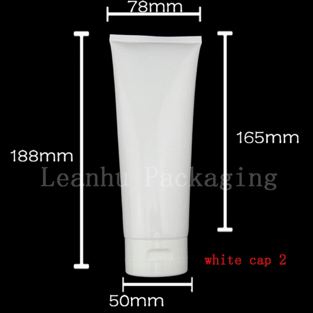 Buy 200ml white empty lotion tubes bottle , refillable squeeze tubes container