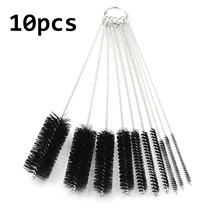 10 шт. нейлоновые трубки для бутылок ершики для чистки насадок щетка для очистки для питьевой соломинки очки клавиатуры ювелирные изделия