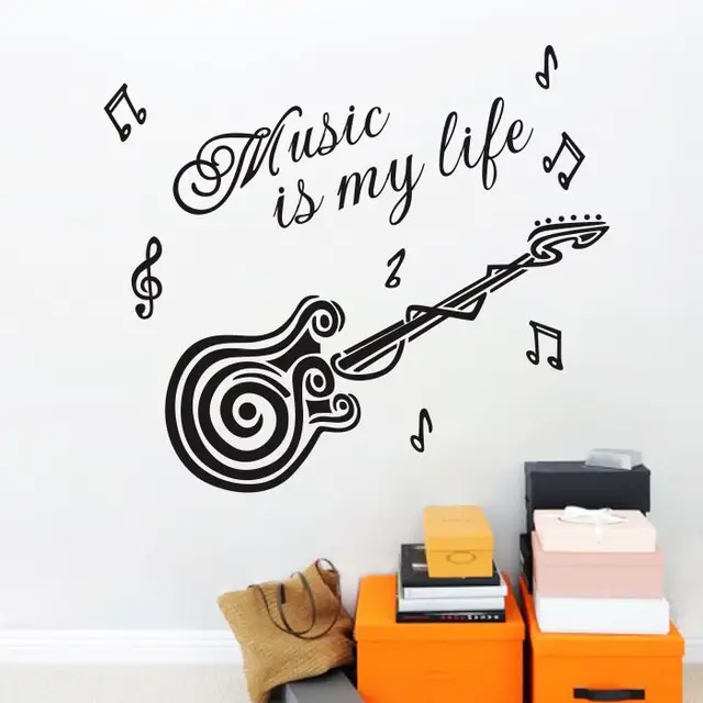 5 discos para una cita  Cita-de-la-m-sica-es-mi-vida-Guitarras-pared-sticker-Decal-DIY-Decoraci-n-para.jpg_640x640