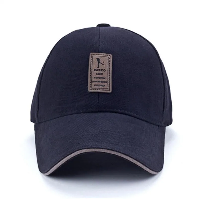 EDIKO и гольф логотип хлопок бейсболка Спорт Гольф Кепка snapback простые твердые шляпы для мужчин кости Gorras шляпа водителя грузовика кепка