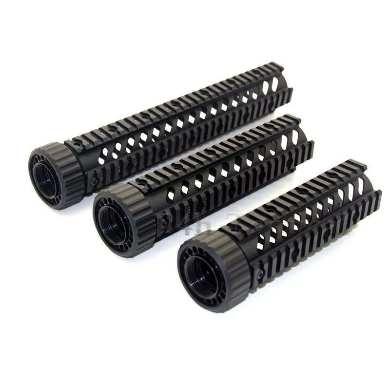 

7" 9" 12" Length Quad Rail Handguard M16 M4 AR-15 Hand Gurad .223 5.56 Free Float Quad Rail For Hunting Airsoft