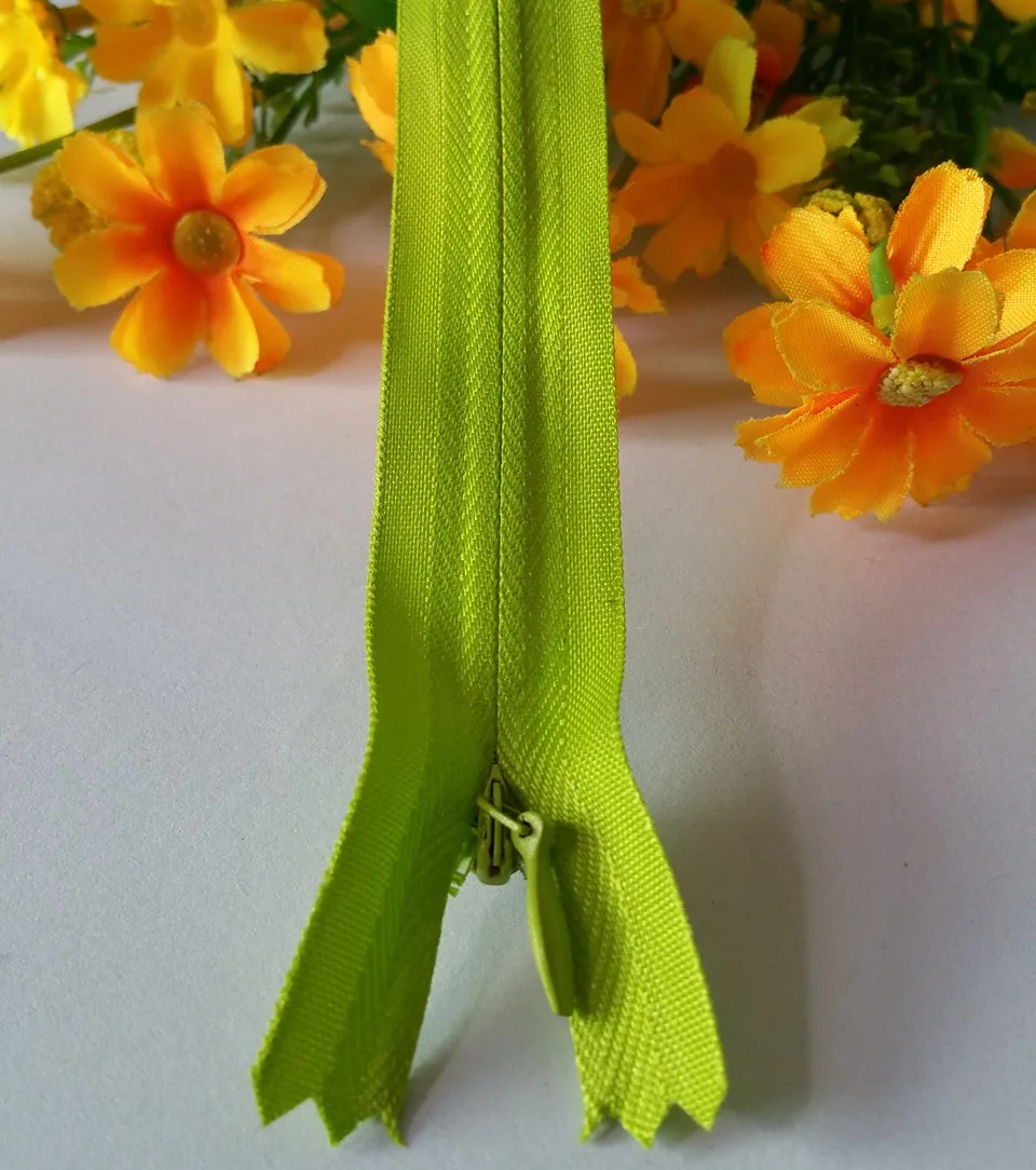 20pcs/lot Cloth Invisible zipper 50cm length back cushion nylon zipper