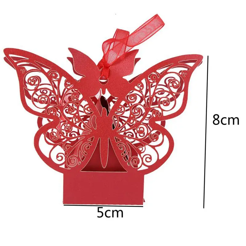 

10Pcs Delicate Candy Box Wedding Favors Chocolate Box for Gift Box Guests Party Supplies Wedding Decoration Wedding Accessories