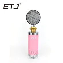 ETJ бренд профессиональный конденсаторный микрофон металлический караоке студия Запись микрофон C1