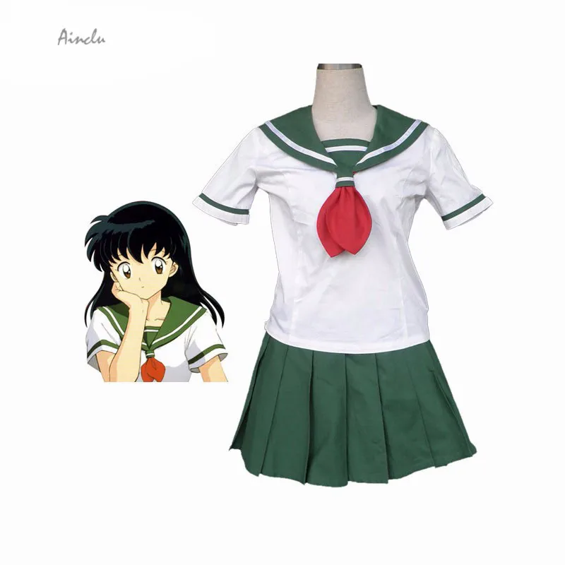 Inuyasha Röd Inuyasha Kimono Cosplay Kostym