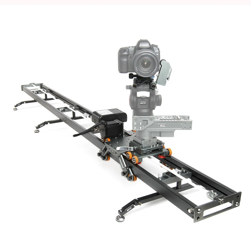 

ASXMOV CNC Aluminum alloy G2 200cm extendable camera slider + single focus + wireless/APP controller for timelapse video