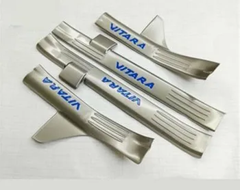

4 Pcs/set Stainless steel door sill For Suzuki Vitara 2015 2016 Door scuff plate pedal car accessories Car Styling