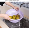 Portable Folding Bucket Camping Washbasin Folding Basin Silicone Washbasin Collapsible Fishing Car Wash Bucket Cleaning Supplies ► Photo 2/6