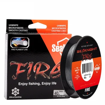 

New super FIRE Fishing Line 300M Fire Filament Line Smooth Super PE Fire Fishing Line Floating Line Saltwater Freshwater 6-40LB
