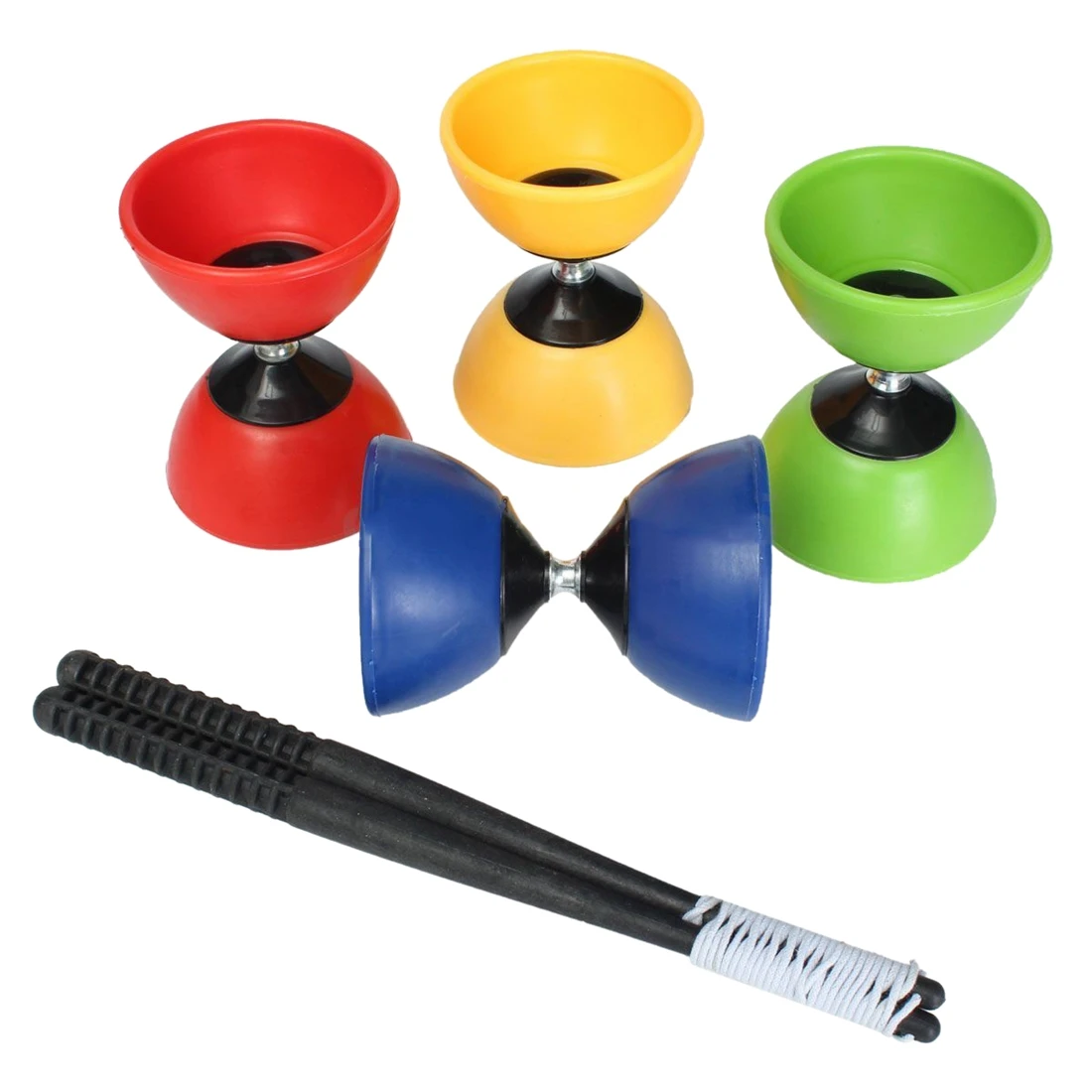 FBIL большая чаша Diabolo + пластиковые палочки китайский йо игрушка для жонглирования