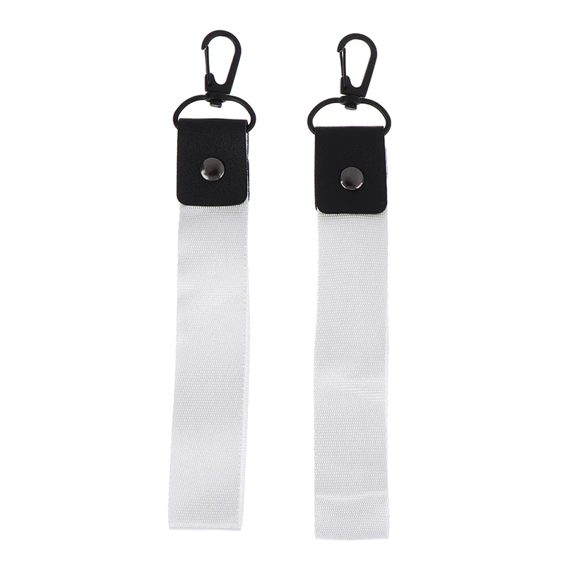 Брелок для ключей Ремешок для мобильного телефона shanging брелок-шнур воротник для карт Телефон висящий 2 шт. ключи плетеное ожерелье cordon - Цвет: White