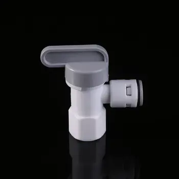 

Tank Angle Ball Valve 1/4'' Tube For RO Reverse Osmosis Filter System Purifier