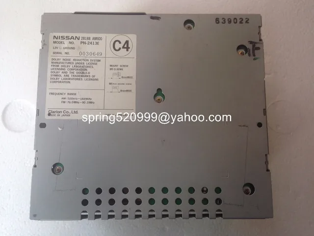 Ni An 28188 Am900 Clarion 6 Cd Changer Head Unit For Infiniti G35 Ni An 28188 Am900 Clarion 6 Cd Changer Head Unit For Infiniti G35 Car