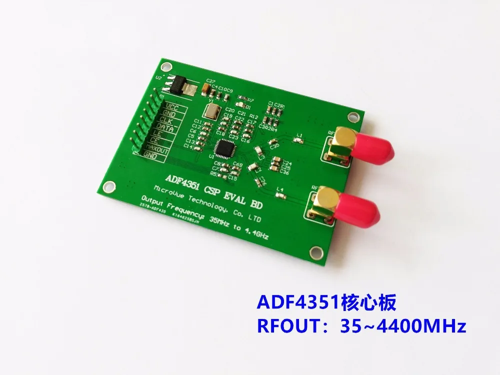 

NEW 1PC RF Signal Generator ADF4350 Module Wideband Signal Source Phase Locked Loop Voltage Controlled Oscillation