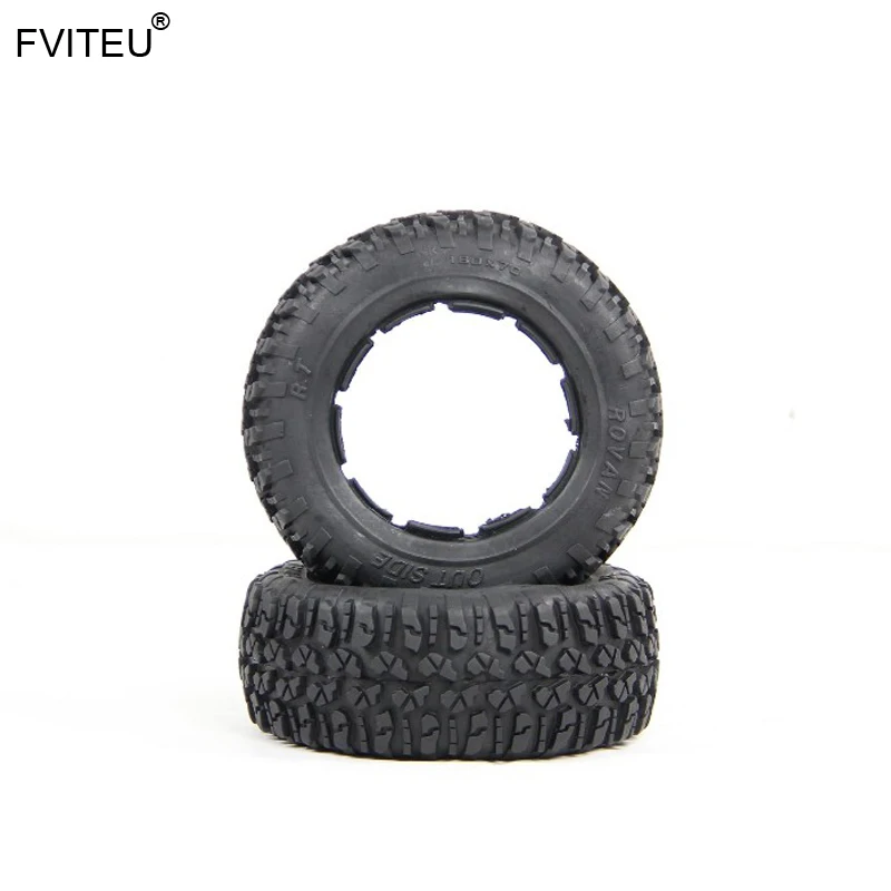 

FVITEU Rubber Tyres Skin set for 1/5 Losi 5ive-t Rovan LT King Motor x2