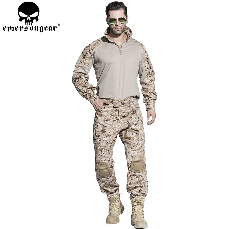 Emersongear армейские форма G3 Тактический Airsoft рубашка Брюки для девочек с