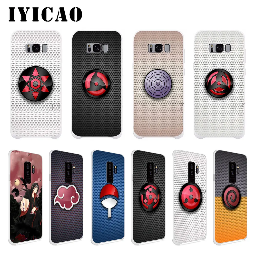 IYICAO Naruto Sharingan Rinnegan Hard Case for Samsung Galaxy S10e S10 S9 S8 Plus S6 S7 Edge Cover Note 9 8 | Мобильные телефоны и