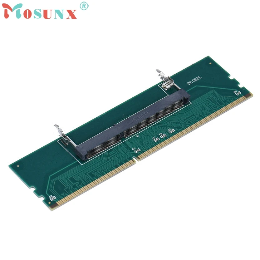 Mosunx DDR3 Laptop SO-DIMM to Desktop DIMM Memory RAM Connector Adapter sz0120 |