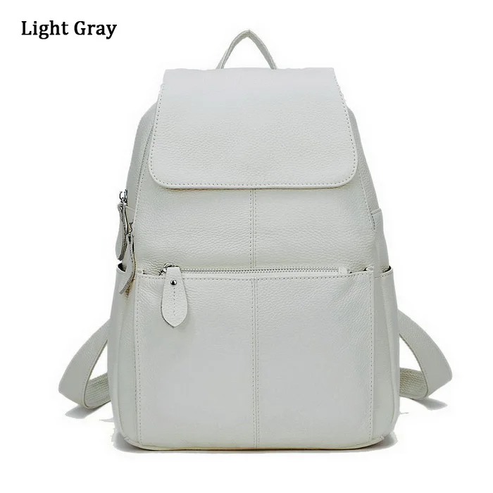 trendy sling bags 2022 HOT 100% Soft Genuine Cow Leather Cowhide Women's Female Top Layer Nature Cow Skin Girl School Book Shopping Bags Knapsack most stylish backpacks