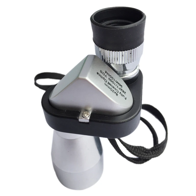 

Outdoor Hiking Climbing Wilderness Expedition Mini Pocket 8x20 HD Corner Optical Monocular Telescope Eyepiece