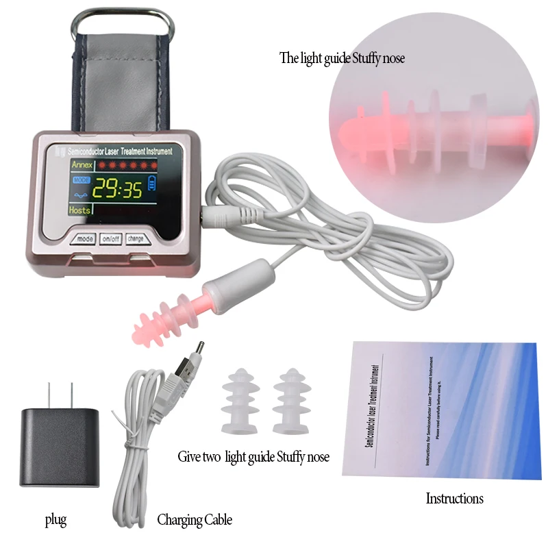650nm лазерный светильник на запястье Диод Низкий уровень лазерная физиотерапия терапия LLLT для здоровья диабет гипертония лечение ринита