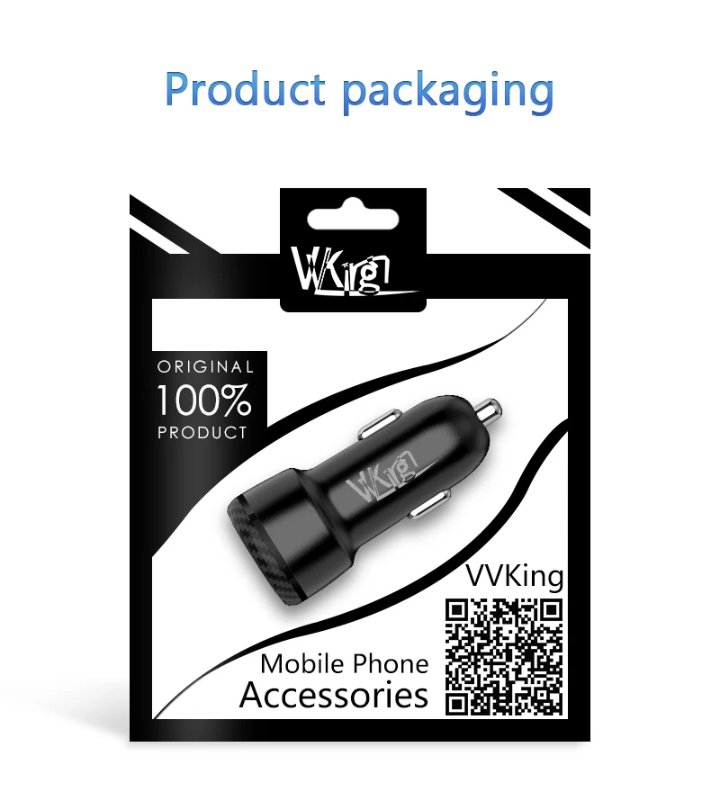 VVKing быстрое автомобильное зарядное устройство Quick Charge 3,0 2 USB QC3.0+ 2.4A 30 Вт Зарядка для iPhone samsung Xiaomi huawei FCP/AFC Автомобильная Быстрая зарядка