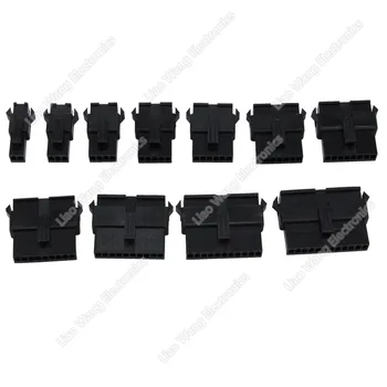 

100 Sets/lots 2/3/4/5/6/7/8/9/10/11/12Pin JST 2.54mm SM series Multipole Connector plug, With ternimal male and female