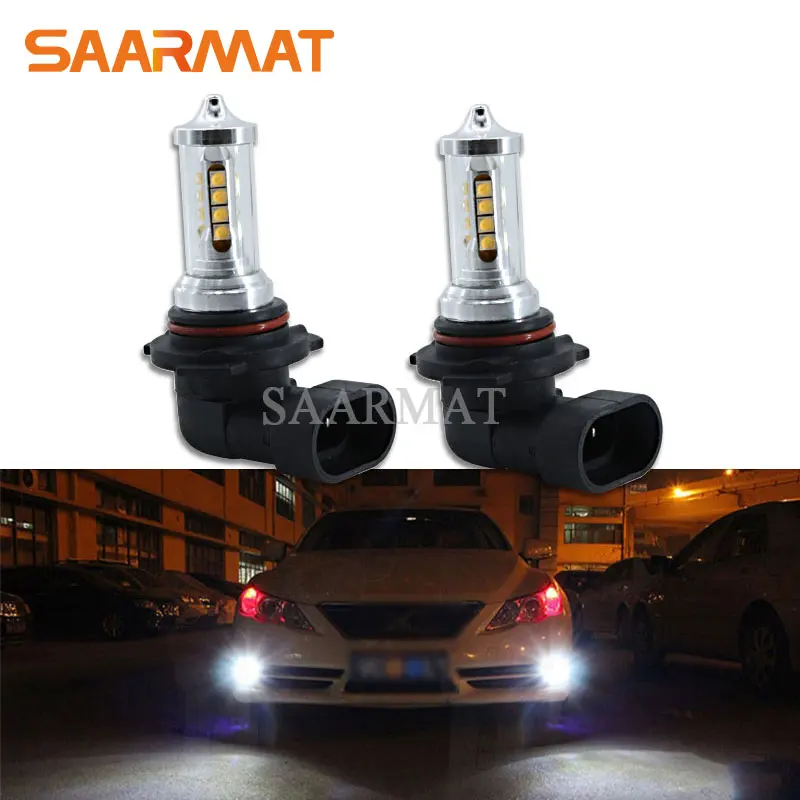 

2Pcs LED Bulb Canbus 9006 HB4 2000LM Fog Light Daytime Running Lamp DRL For Lexus GS RX 300 330 LS460 IS250 LS600h ES350