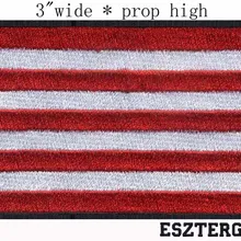 Esztergom, венгерский флаг " широкий вышивка патч для снежинки/портала/пользовательские мотоциклетные патчи