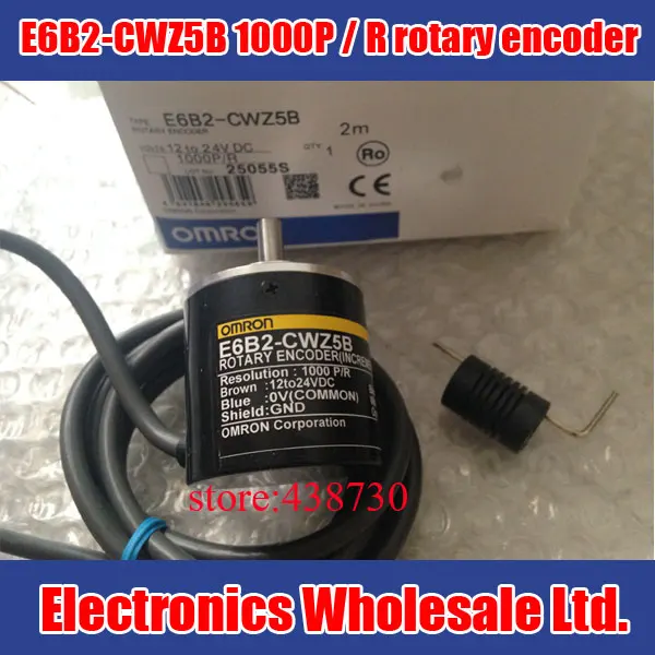 New Rotary Encoder E6B2-CWZ5B 1000P / R 12-24VDC 2M Cable Incremental encoder for OMRON ABZ 3 phase 1000 pulse | Строительство и