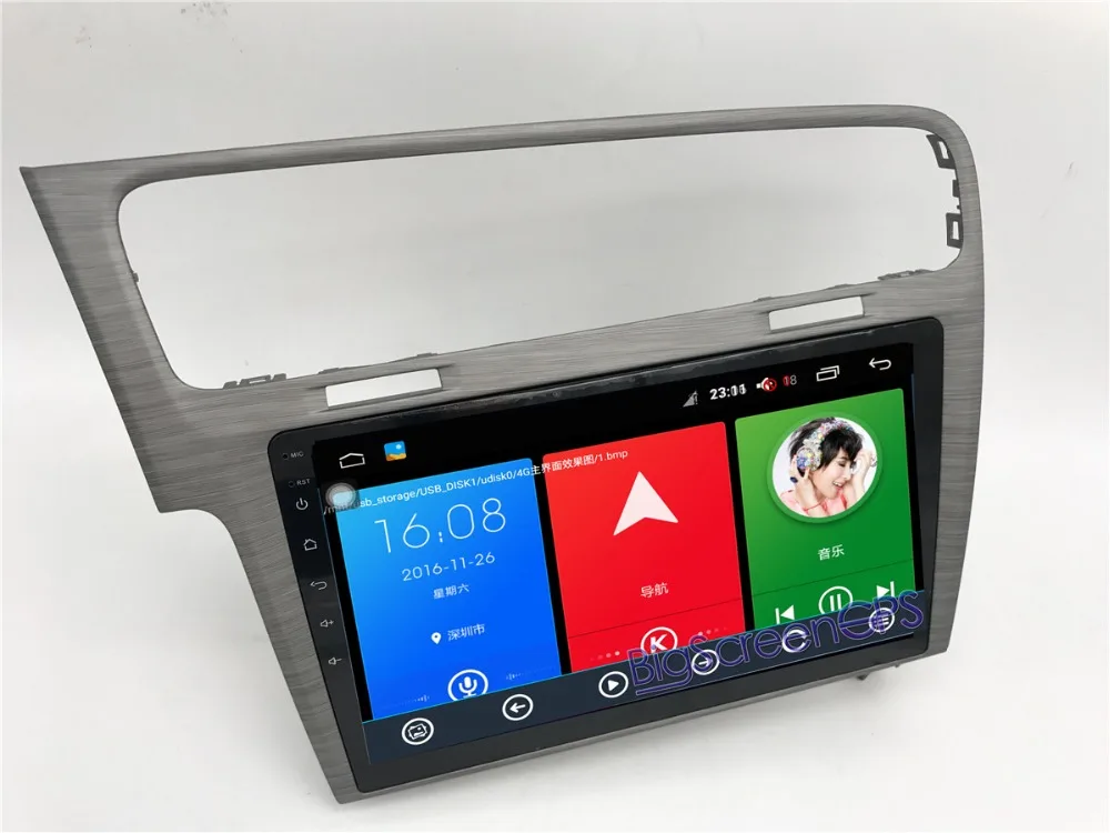 Cheap 10.2 Inch Android Quad Core GPS Navigation For Volkswagen VW GOLF 7 2013 2014 2015 2016 Stereo Multimedia Free Map Bluetooth 2