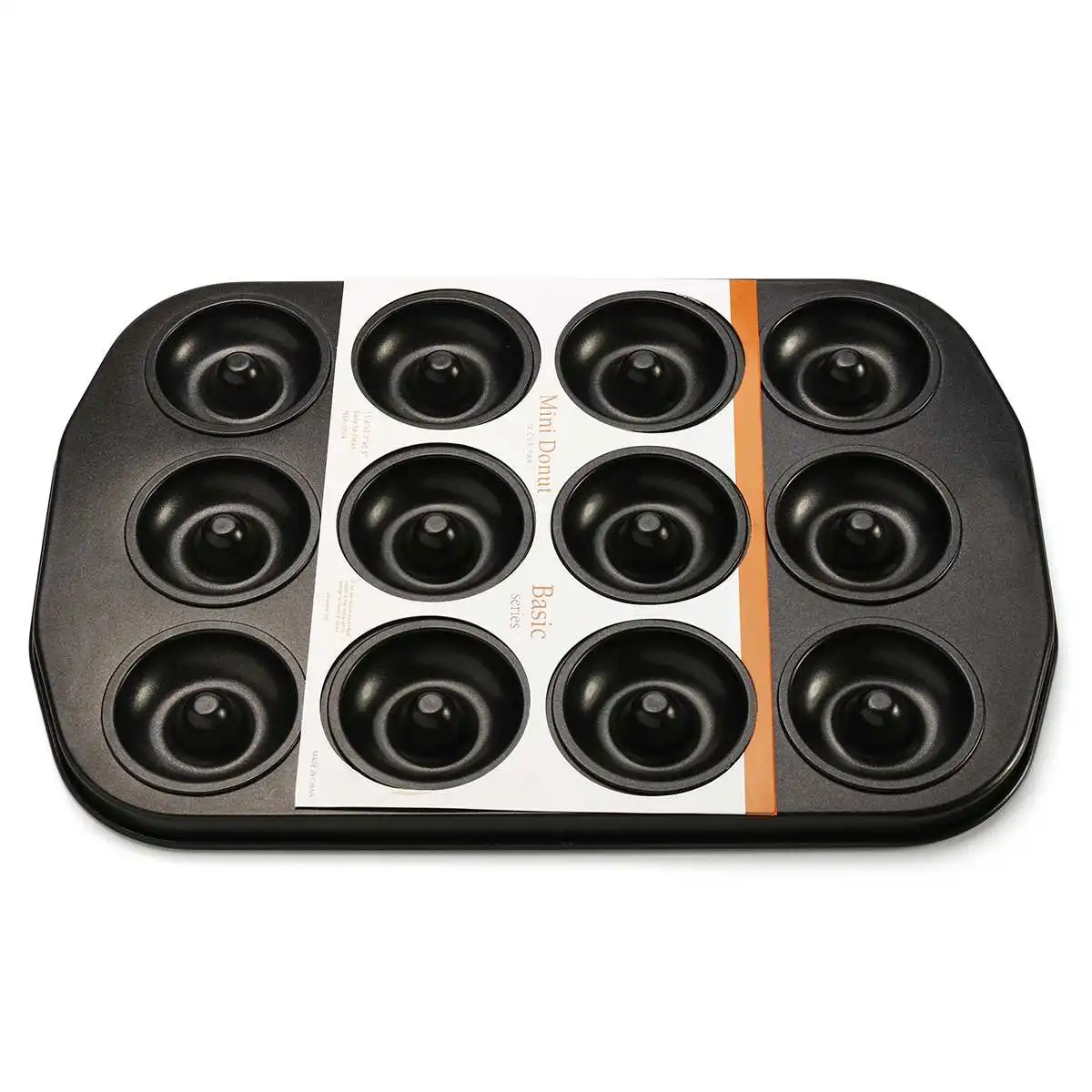 

12 Cups Mini Donut Maker Pan Doughnut Cake Mould Dough Tray Nonstick Sugarcraft Mold DIY Baking Decorating Tools Bakeware