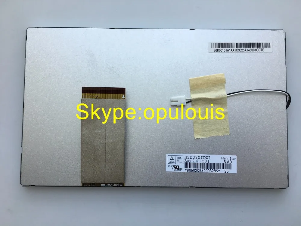 8 дюймов ЖК-дисплей дисплей HSD080IDW1-C01 HSD080IDW1 Экран для ...