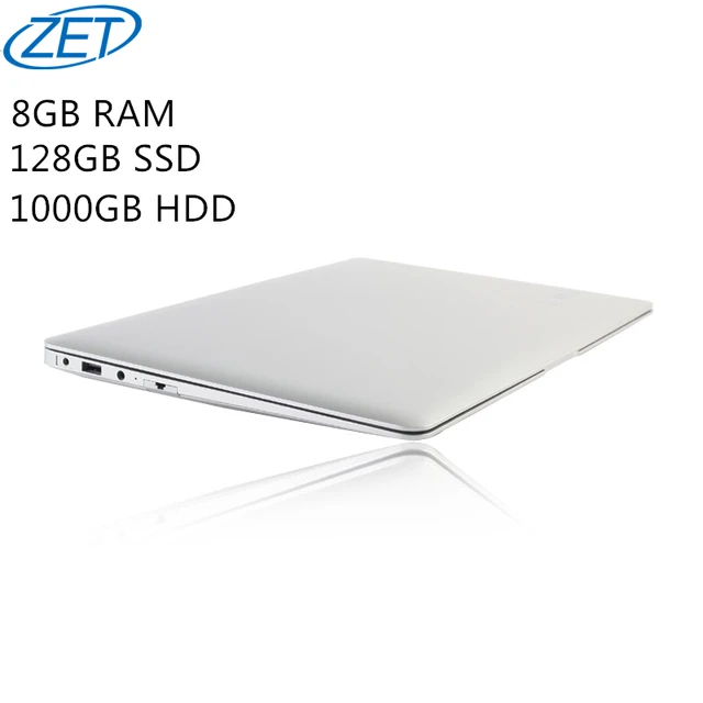 8GB Ram+128GB SSD+1000GB HDD Ultrathin Quad Core J1900 Fast Running Windows10 system Laptop Notebook Computer