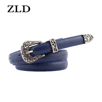 

ZLD new classic retro pin buckle three-piece pin buckle belt High-quality designer wild fashion trend decorative carved belt