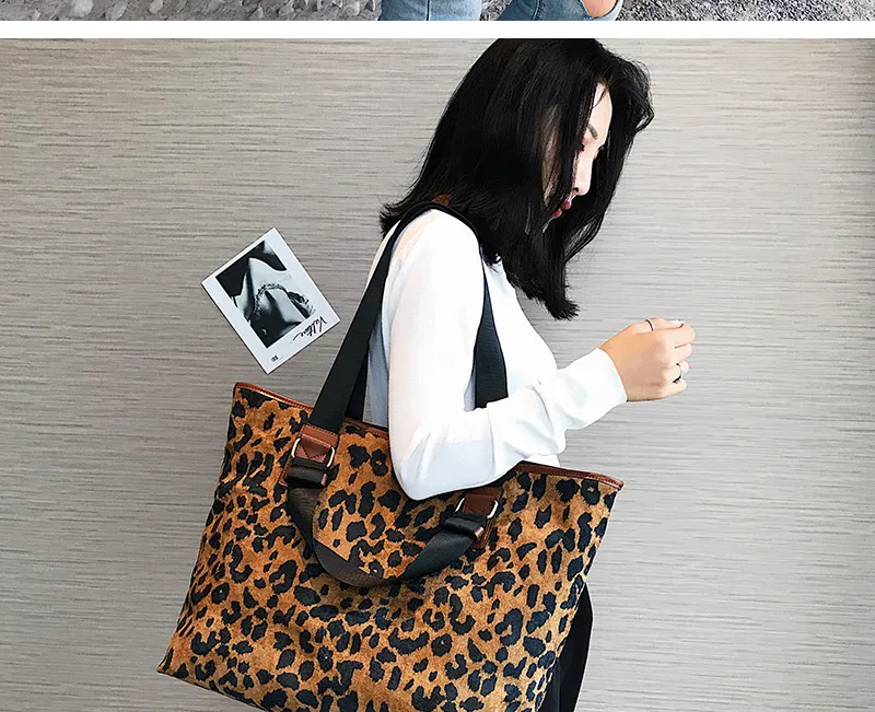 luxury brand women leopard bag handbags female shoulder bag_10