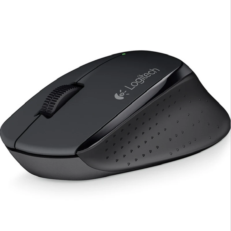 Logitech M280 2,4G Беспроводная игровая мышь Lap Топ PC Gamer эргономичная оптическая натуральная бесшумные Мышь мыши компьютерных игр приемник - Цвет: black