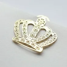 20 шт./лот золотая металлическая Корона закладки/язычный индекс/закладки с украшением/канцелярские принадлежности/хороший подарок