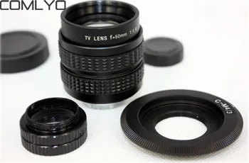 

New Black 50mm f1.4 CCTV TV camera Lens C mount for sony GF3 GF2 GF1 G3 GH1 GH2 EP1 EP2 EPL1 EPL2 +Micro 4/3 adapter +Macro ring