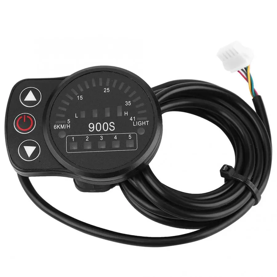 

Electric Bicycle Computer Meter E-bike Modification Kit Intelligent Display Odometer Switch for Bicycle Mountain Bike KT900S