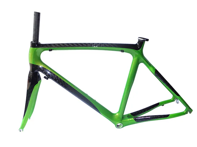 Cheap Carbon Road Frame Bicycle/Bike Frame&Fork Carbon Frame 52/56cm Greeen RB-NT10
