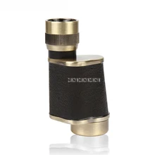 8X30 телескоп золотой бронзовый цвет полностью металлический широкоугольный низкий свет ночного видения высокой четкости мощный HD монокуляр с одним объективом