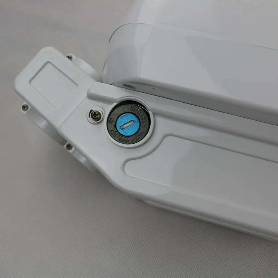 Top white Electric bike battery rechargeable batteria 1000W Electric Bike Ebike 48V 15AH Li-ion Battery with Frog Case BMS Charger 5