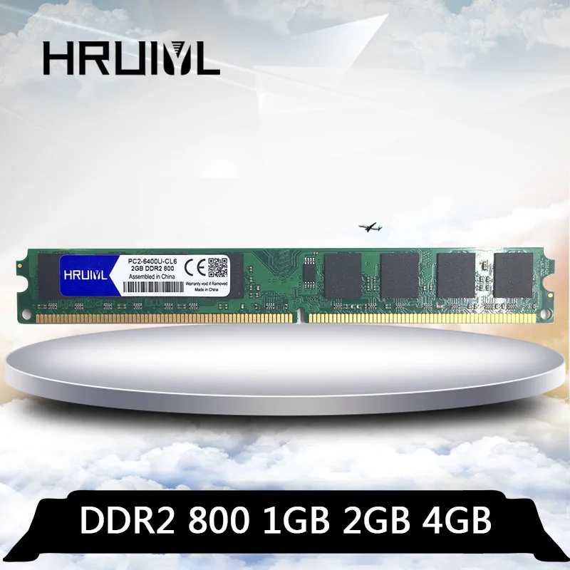 Hruiyl ddr2 2 gb 4 gb 1 gb PC2 6400U 800 mhz para computador de mesa dimm 1g 2g 4g pc2 6400 memória ram memória ddr 2 800 mhz memoria|RAM| - AliExpress