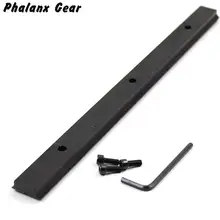 Аксессуары для охоты длинные 257X20 мм Пикатинни Вивер рейка База 25 слотов прицел Военная Экипировка