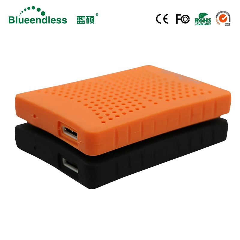 High Speed 5GBPS Blue/Orange HDD SSD Case with 320G Capacity Hard Disk 2.5 SATA USB 3.0 with Rubber Anti shock Case Aluminum HDD