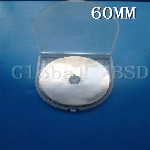 

10X ROTARY BLADE 60mm FITS OLFA & MOST CUTTER SKS7 STEEL w/ CASE Free shipping