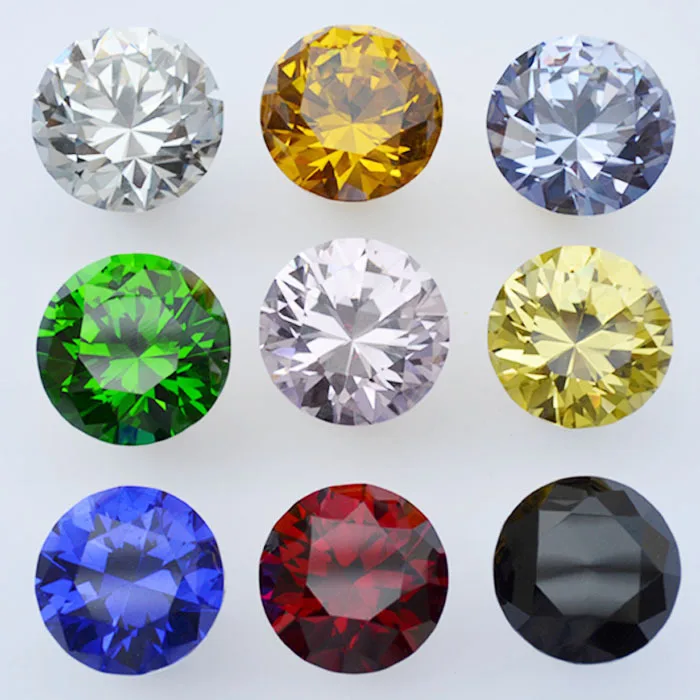 Top Brand Quality 1pack 10 Pcs 30mm Diamond Shape Crystal Glass